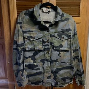 Boho Jane, Camo Jacket, Size M